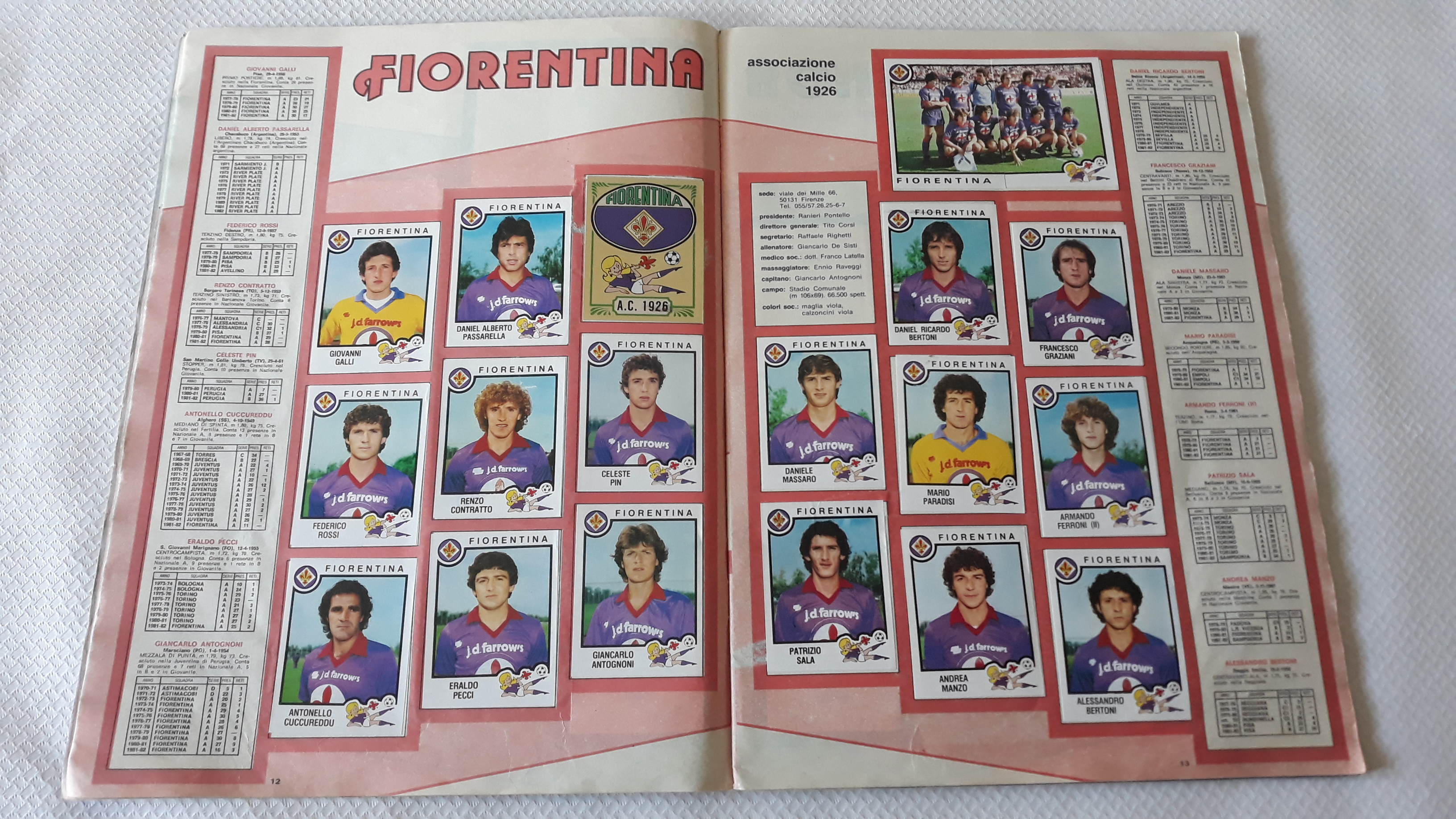 ALBUM CALCIATORI PANINI 1982-83 COMPLETTO IN PERFETTE CONDIZIONI