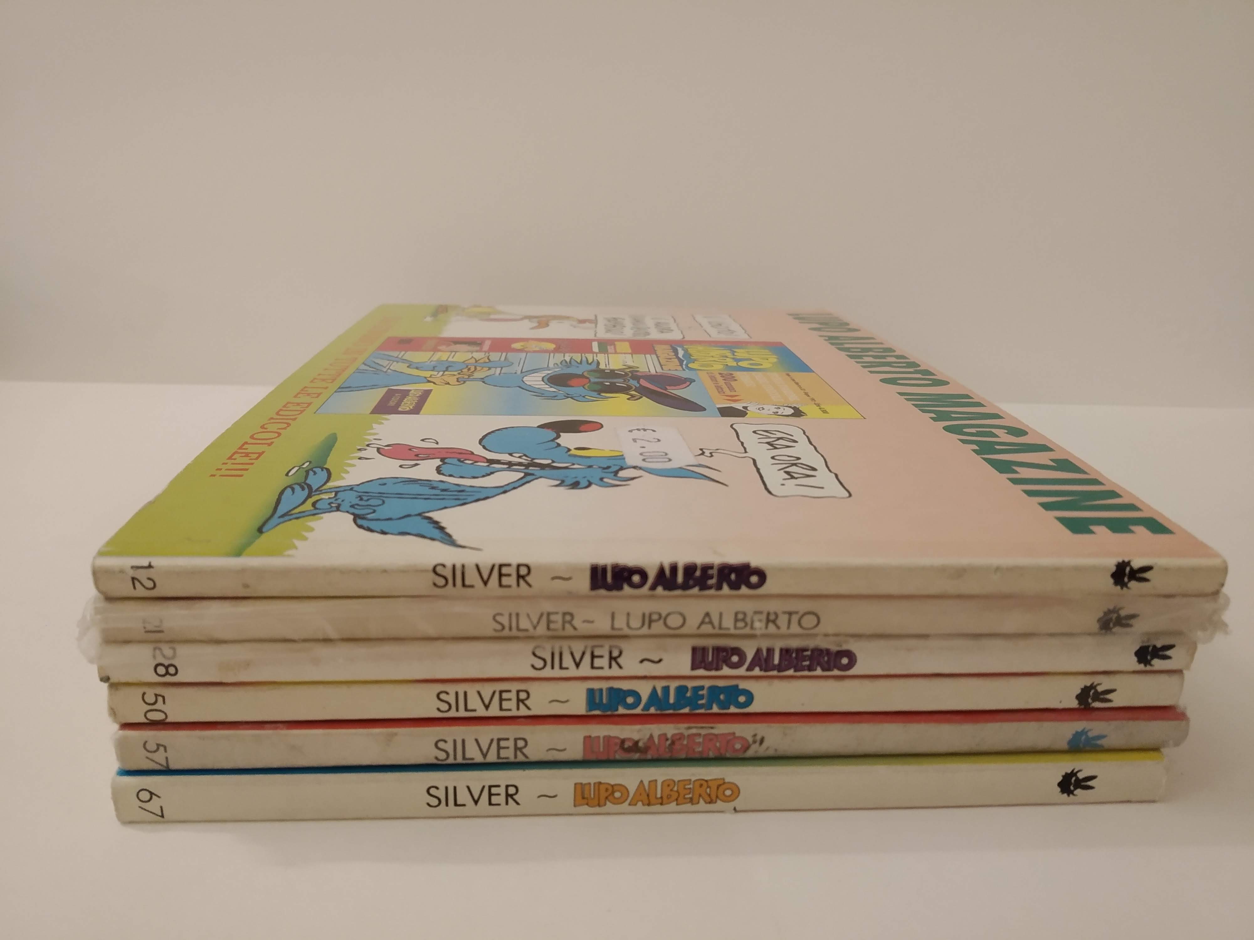 Lupo Alberto - Silver - Editore MCK - Lotto 6 volumi - numeri vari dal n.  12 al n. 67 - manuelkant