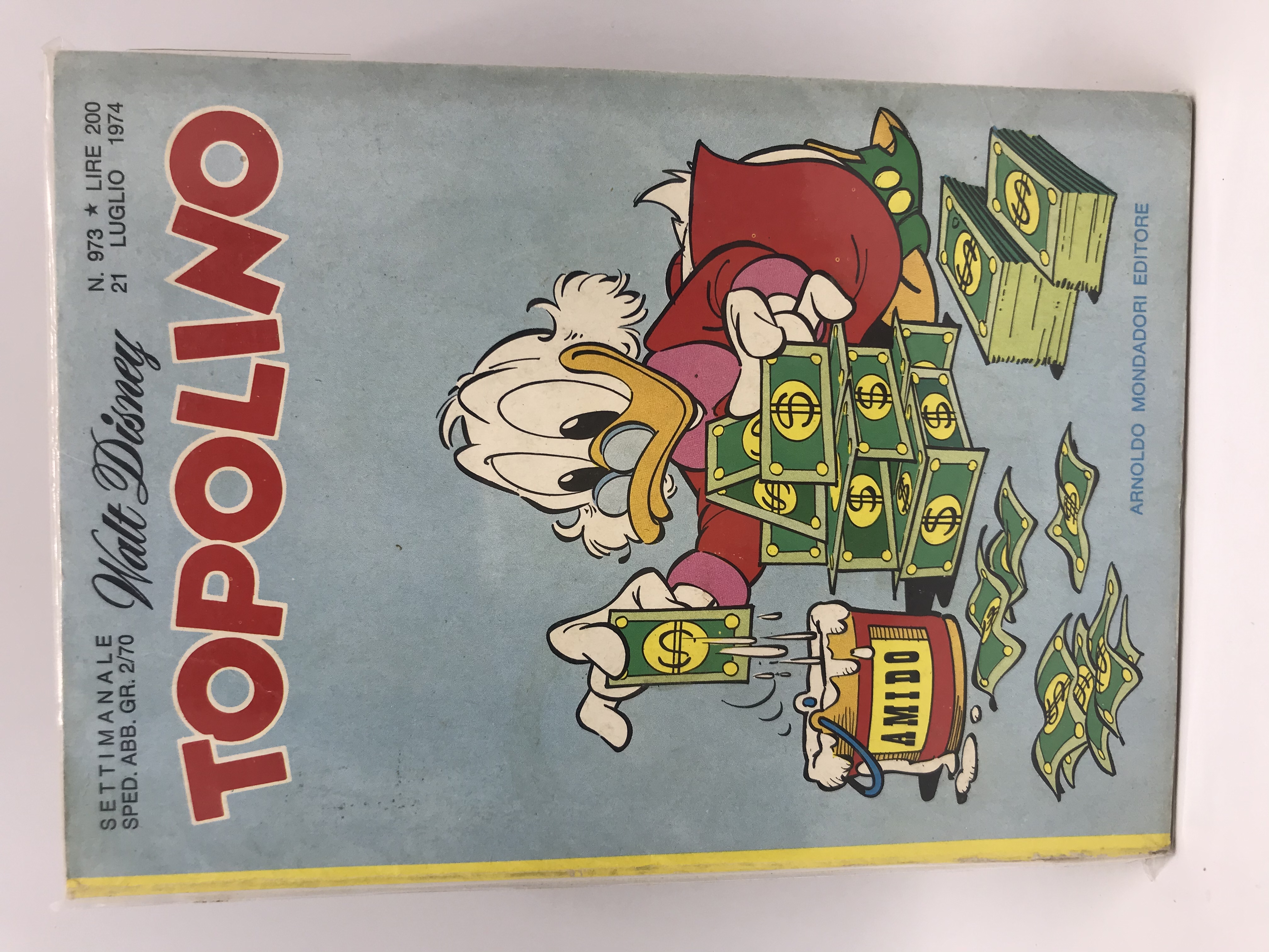 TOPOLINO fumetto  n. 973 luglio 1974