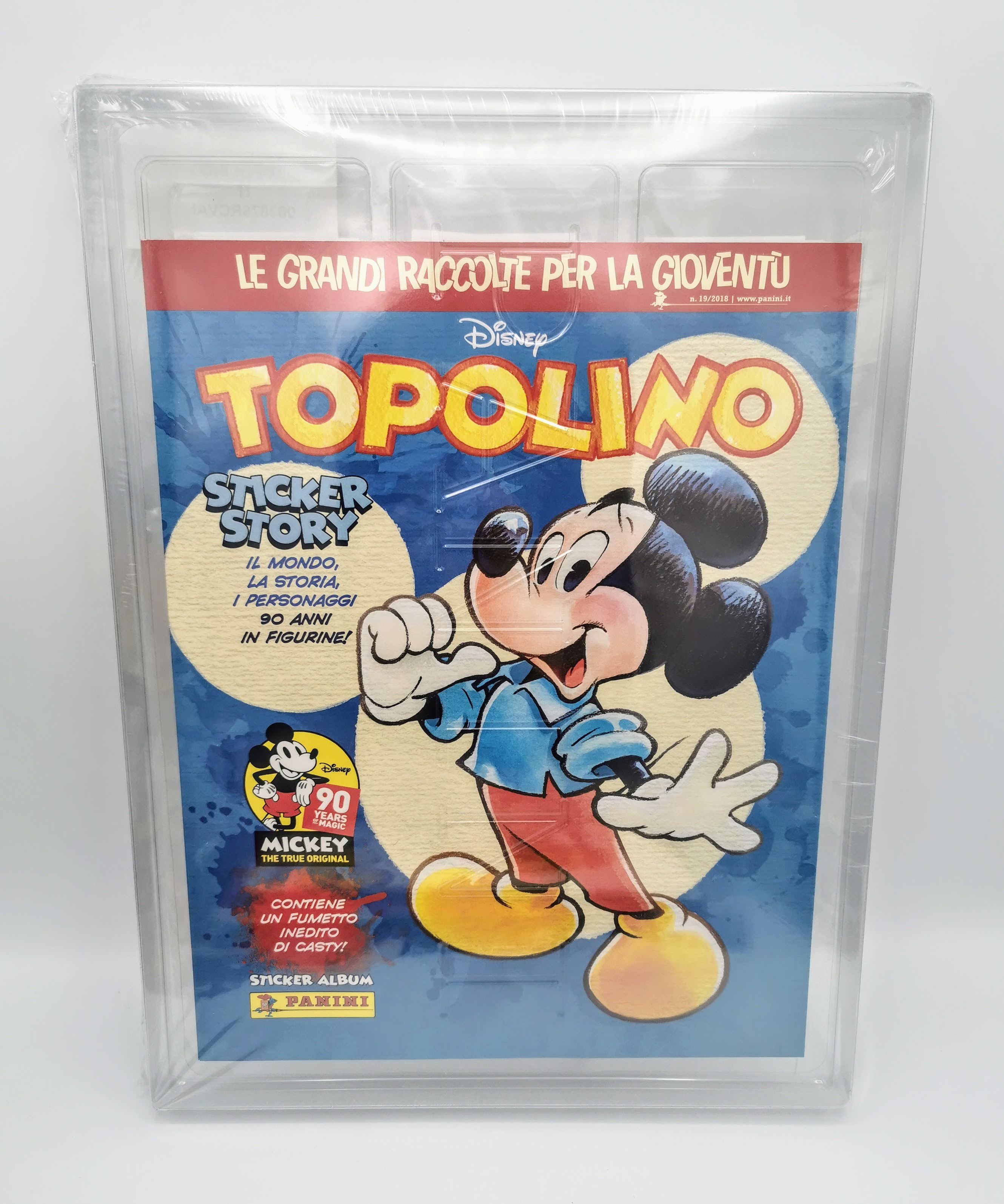 Album Mickey Mouse Disney Story 90 + set complet d'autocollants Panini scellés