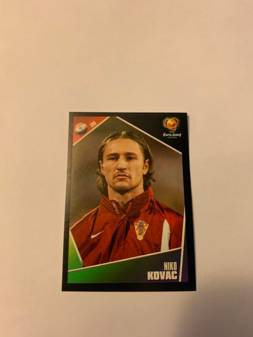 Euro 2004 Aufkleber Niko Kovac Kroatien # 166 Aufkleber Fußballspieler panini