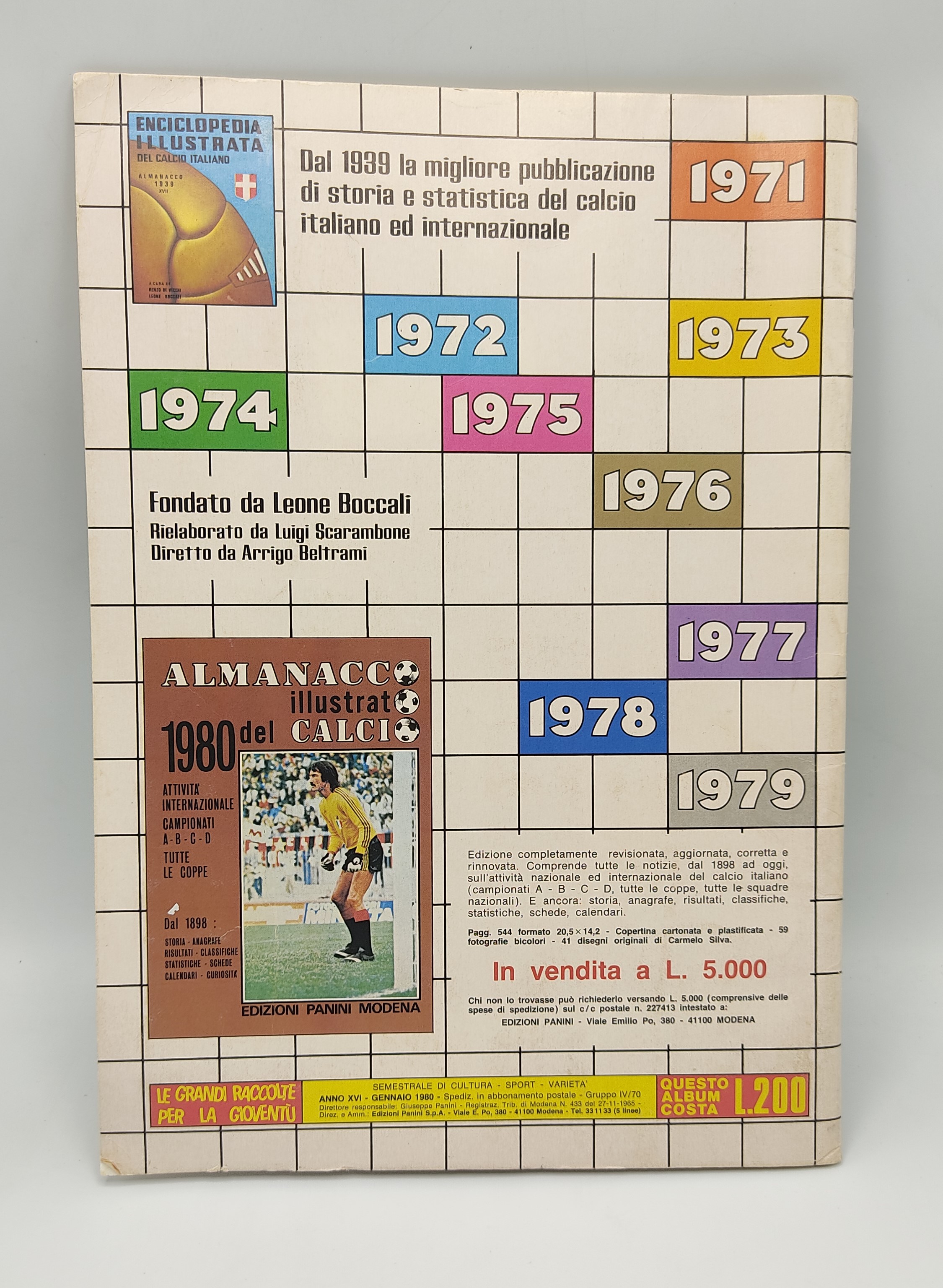 Calciatori Panini 1979 80 1980 Album figurine Completo 100% - manuelkant