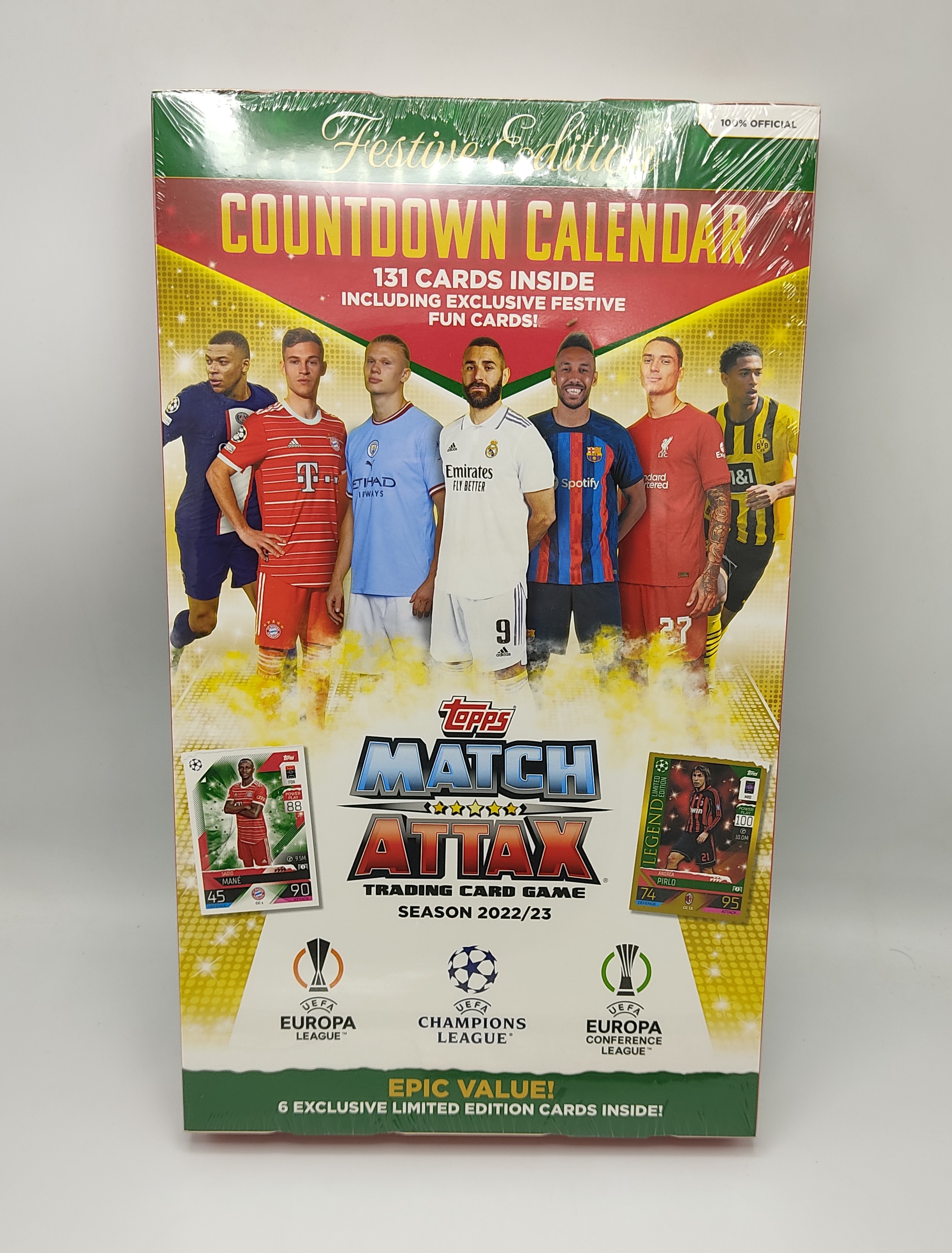 Topps Match Attax Trading Card 2022/23 Festive Edition Countdown