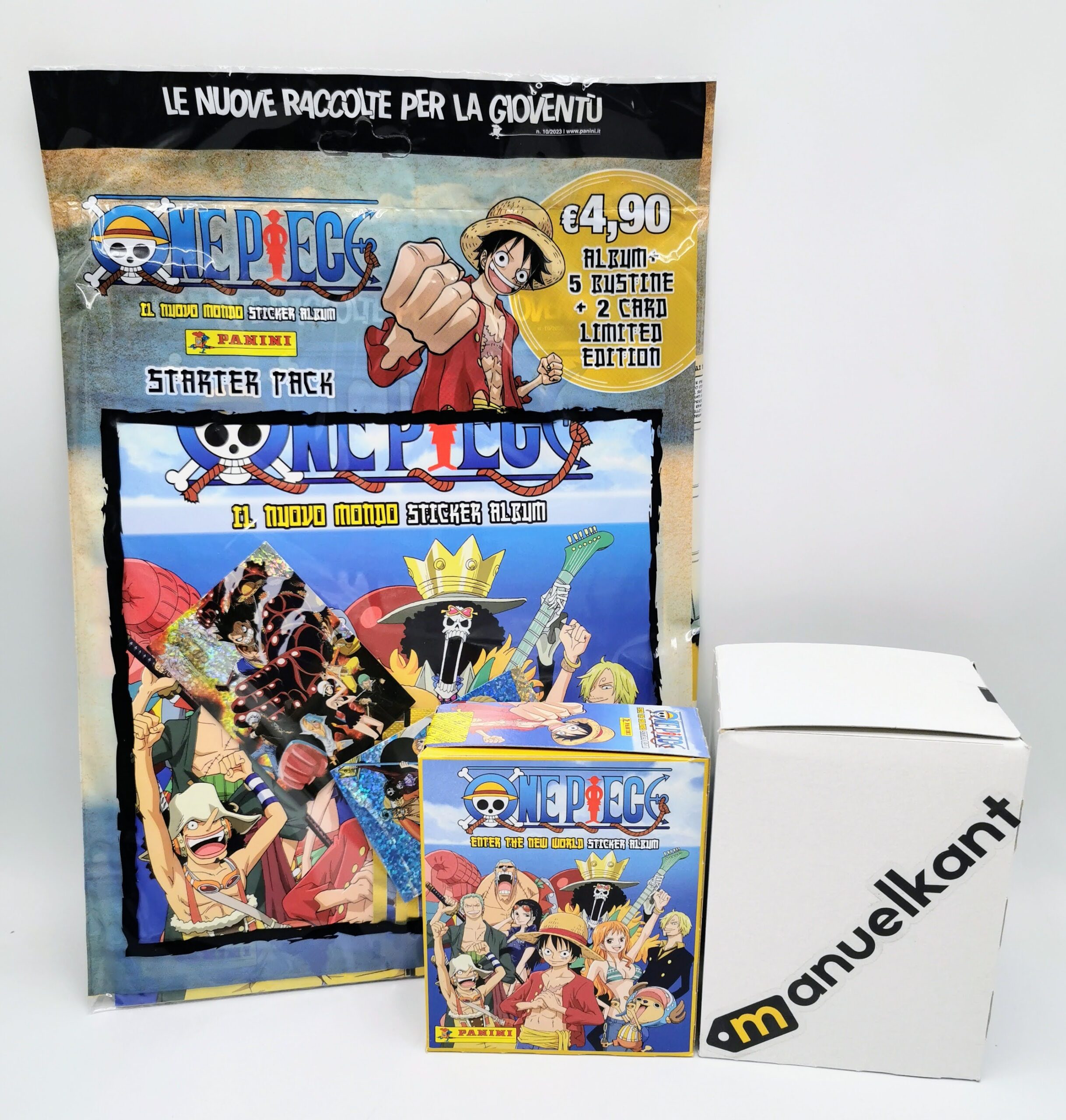 One Piece Il nuovo mondo 2023 figurine - Starter Album vuoto + Box 24  bustine Panini - manuelkant