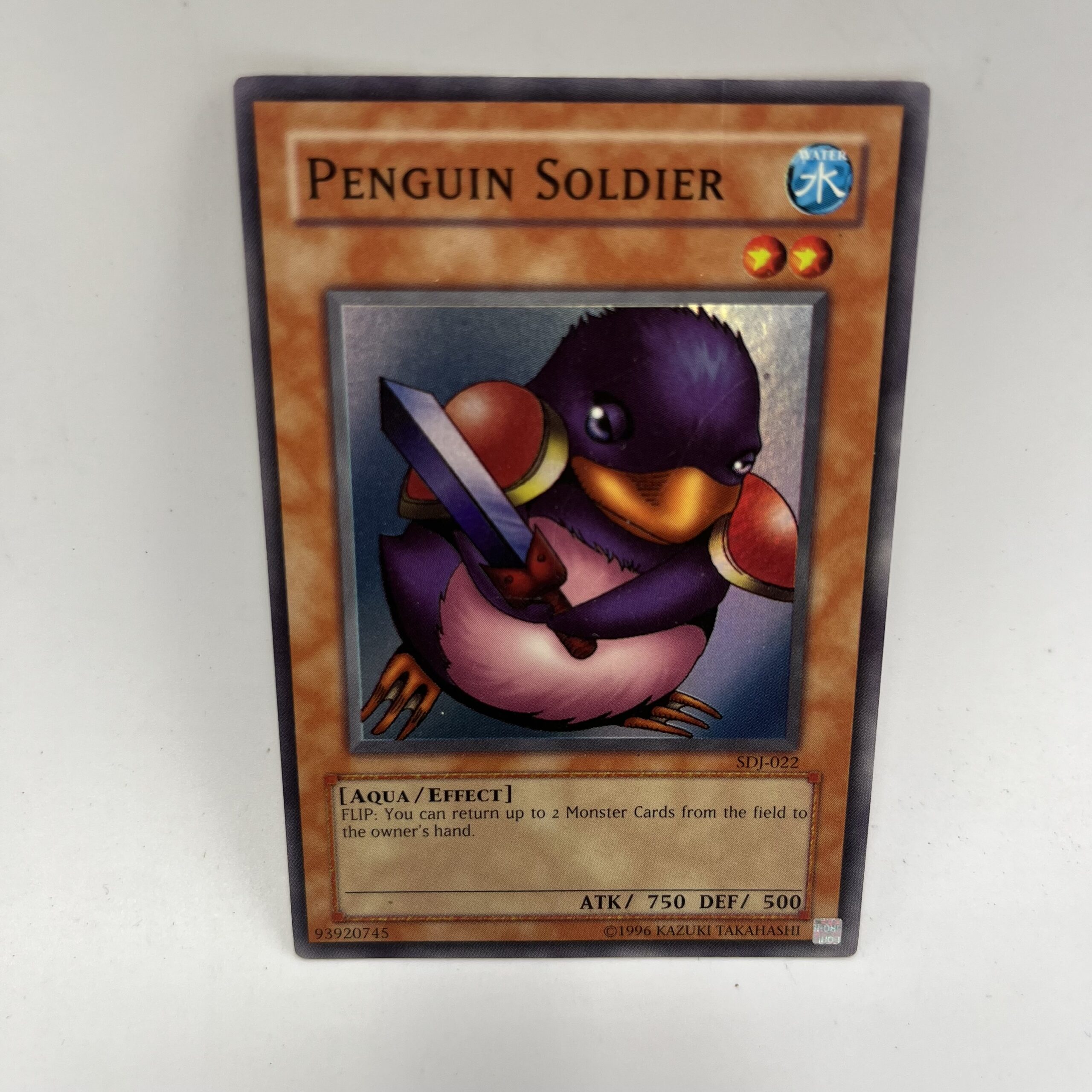 Yu-Gi-Oh Penguin Soldier LP card
