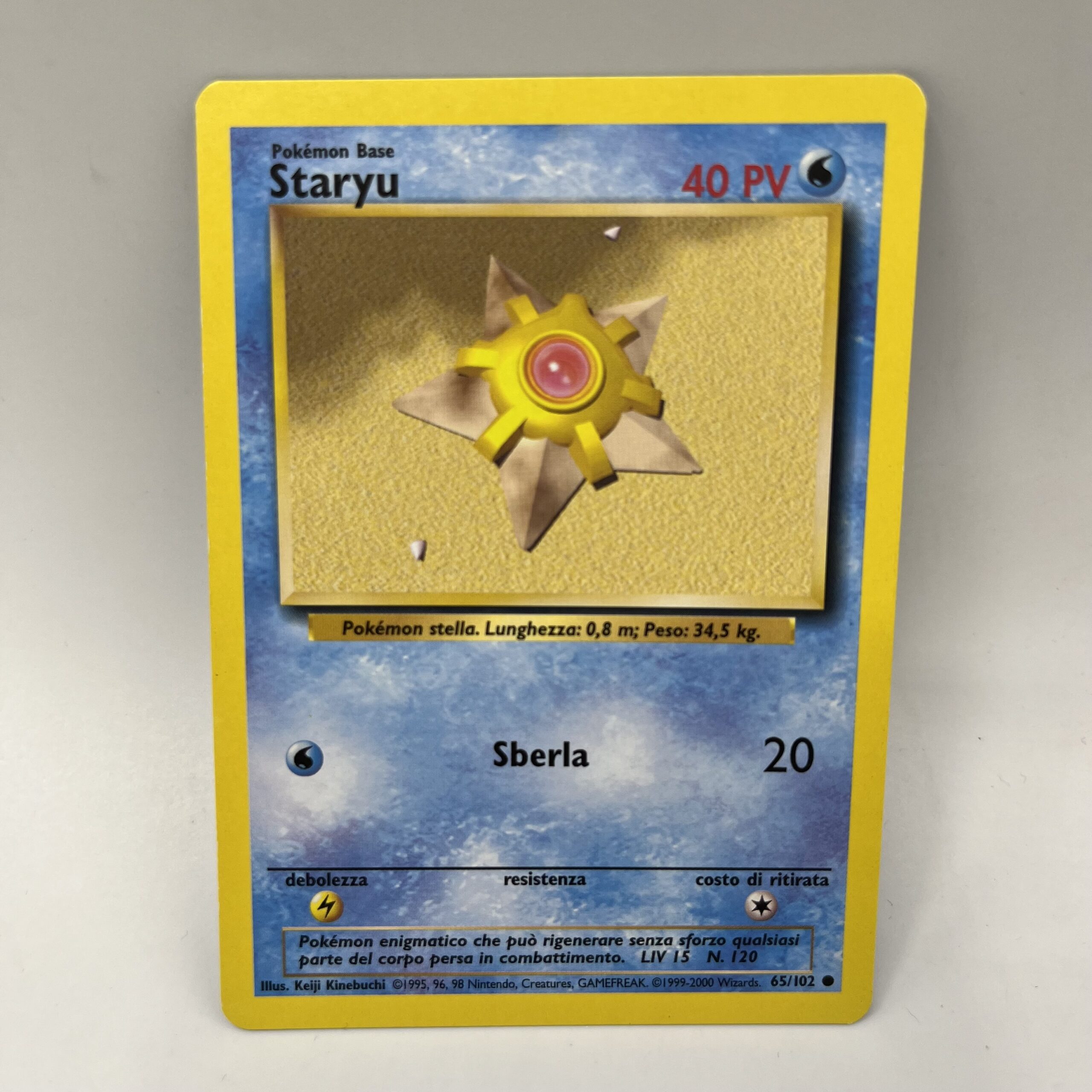 Pokemon-Karte STARYU (IT) | 65-102 PV-Basisset
