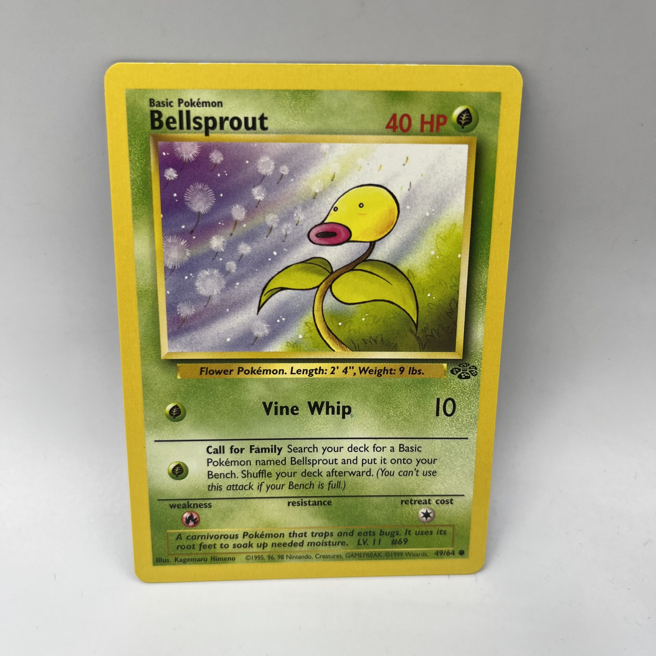 Pokemon Card BELLSPROUT (EN) | 49-64 PV Basic Set