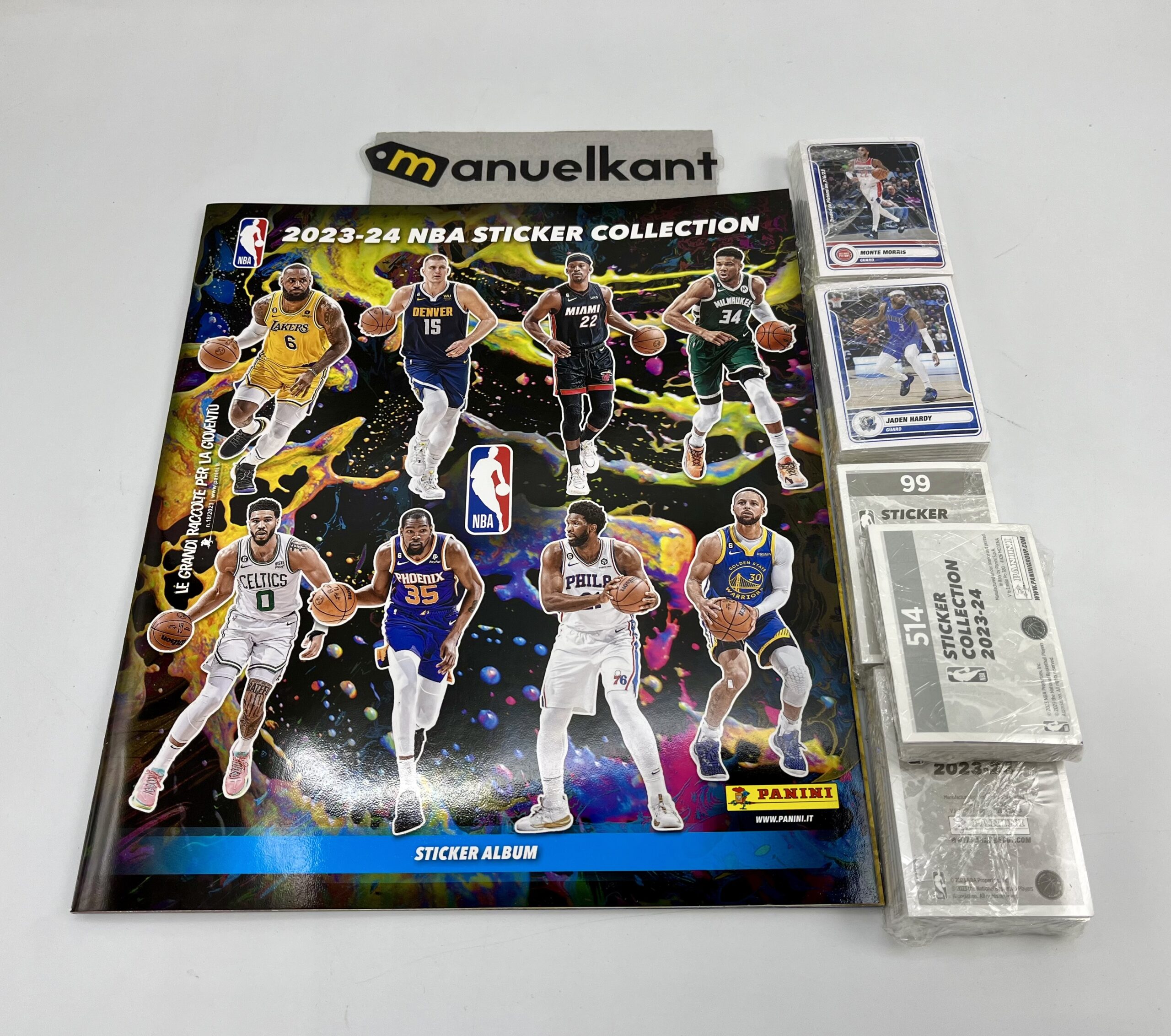 NBA Stickers 2023 2024 album figurine + Set completo Panini ROOKIE VICTOR WEM...